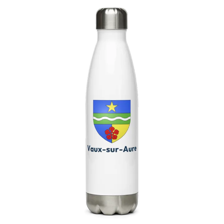 Gourde inox blason de Vaux-sur-Aure