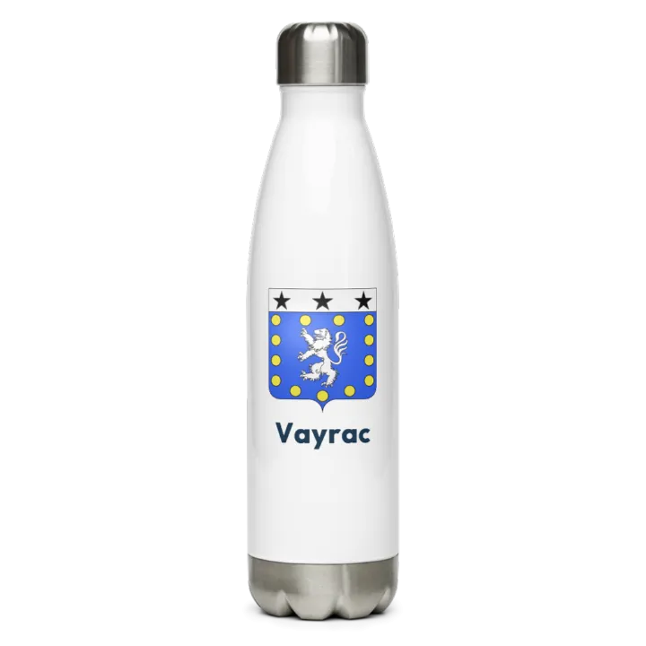 Gourde inox blason de Vayrac