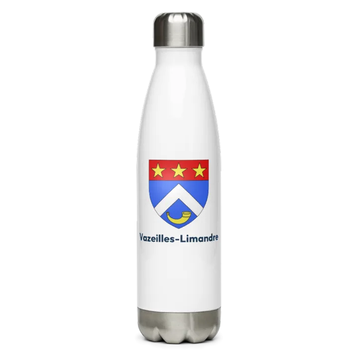 Gourde inox blason de Vazeilles-Limandre