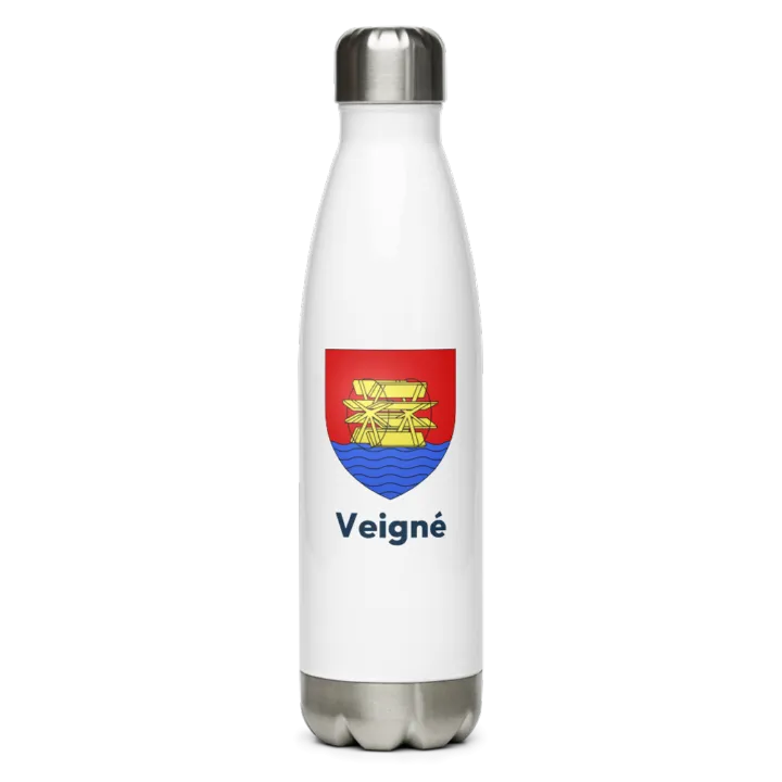 Gourde inox blason de Veigné