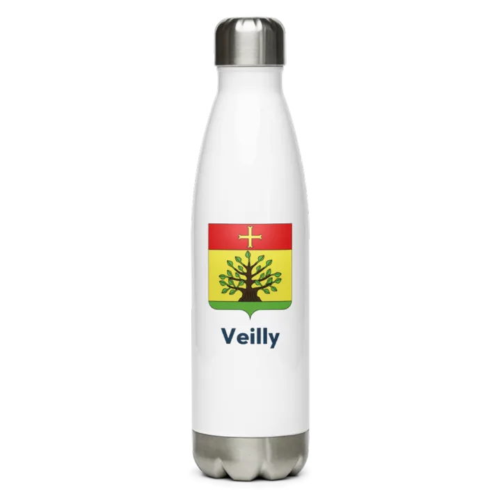 Gourde inox blason de Veilly