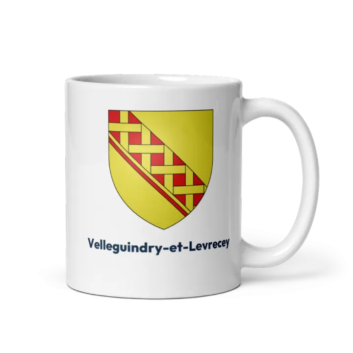 Mug blason de Velleguindry-et-Levrecey