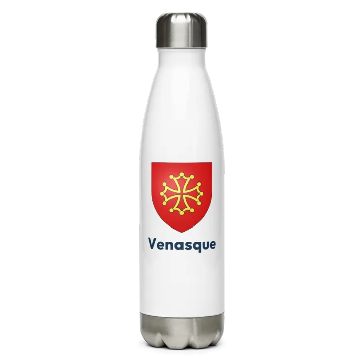 Gourde inox blason de Venasque