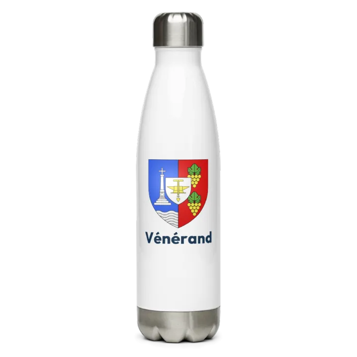 Gourde inox blason de Vénérand