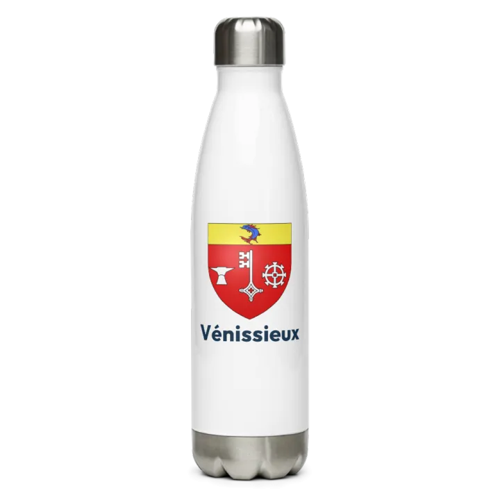 Gourde inox — blason de Vénissieux