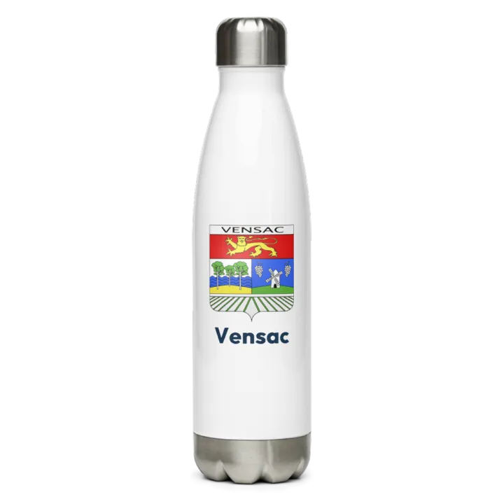 Gourde inox blason de Vensac