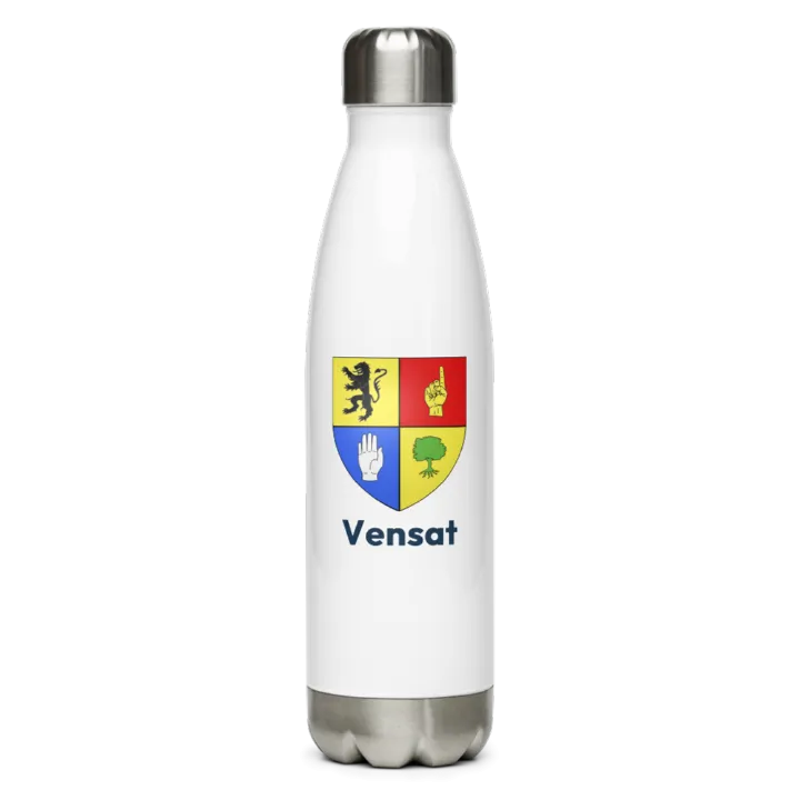 Gourde inox blason de Vensat