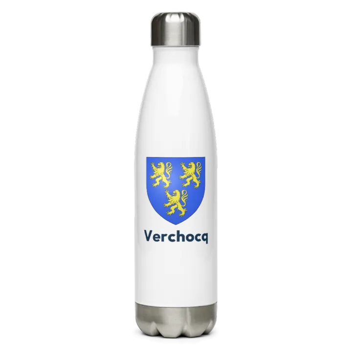 Gourde inox blason de Verchocq