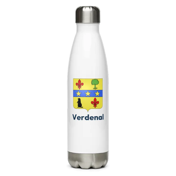 Gourde inox blason de Verdenal