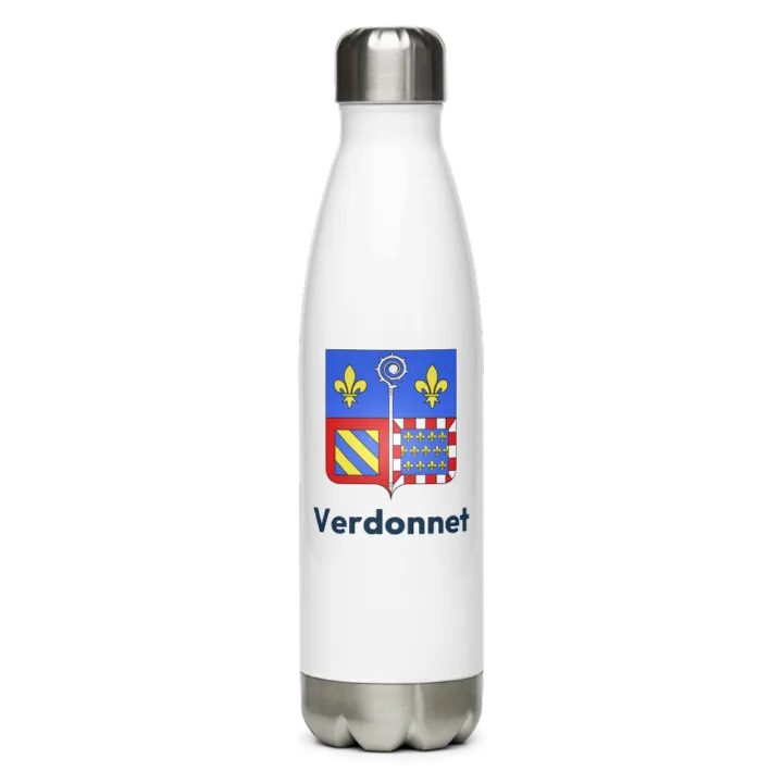 Gourde inox blason de Verdonnet