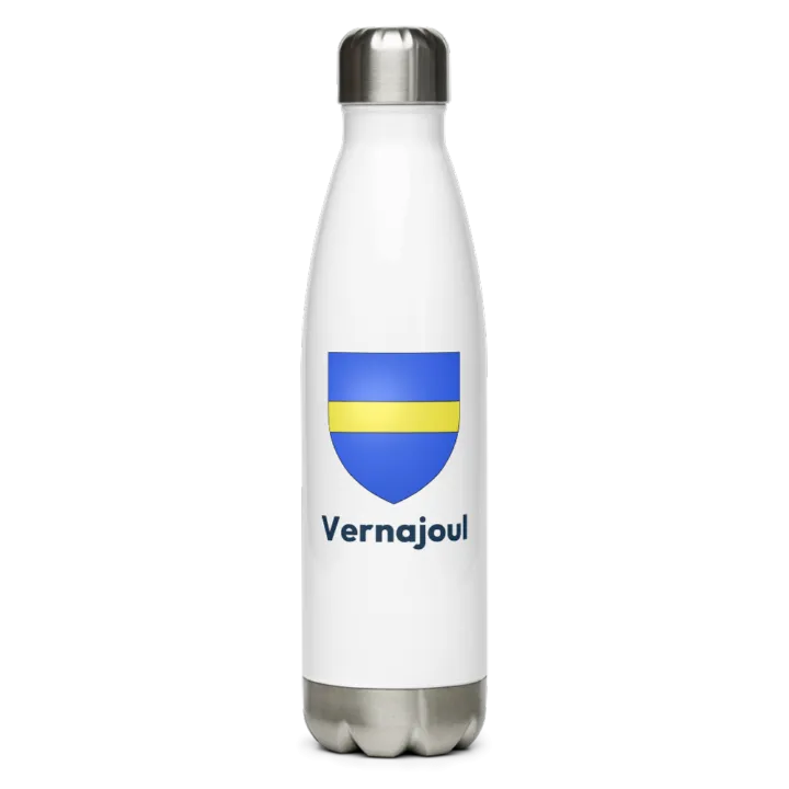 Gourde inox — blason de Vernajoul