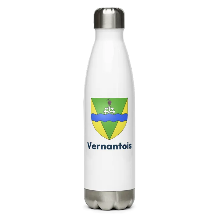 Gourde inox — blason de Vernantois