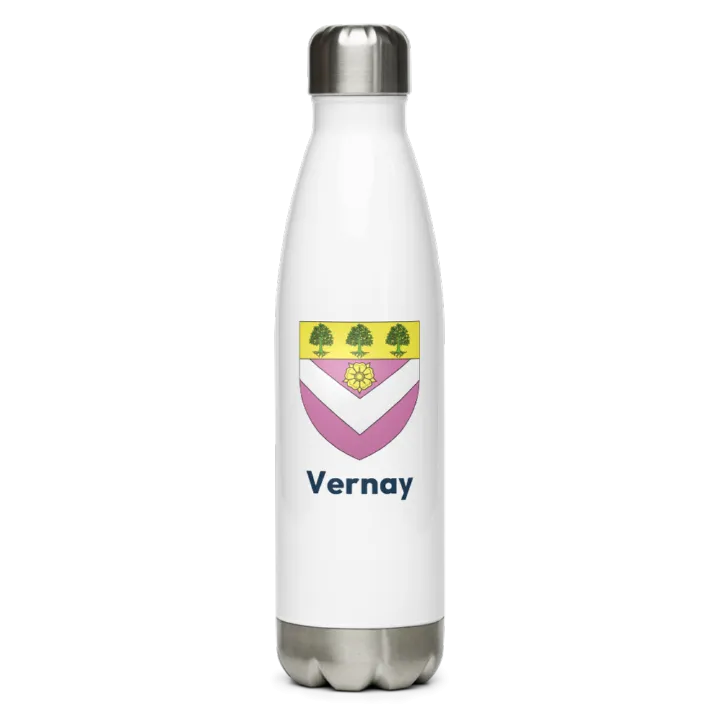 Gourde inox blason de Vernay