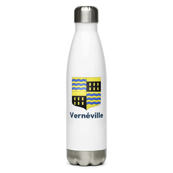 Gourde inox — blason de Vernéville