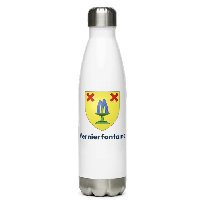 Gourde inox blason de Vernierfontaine