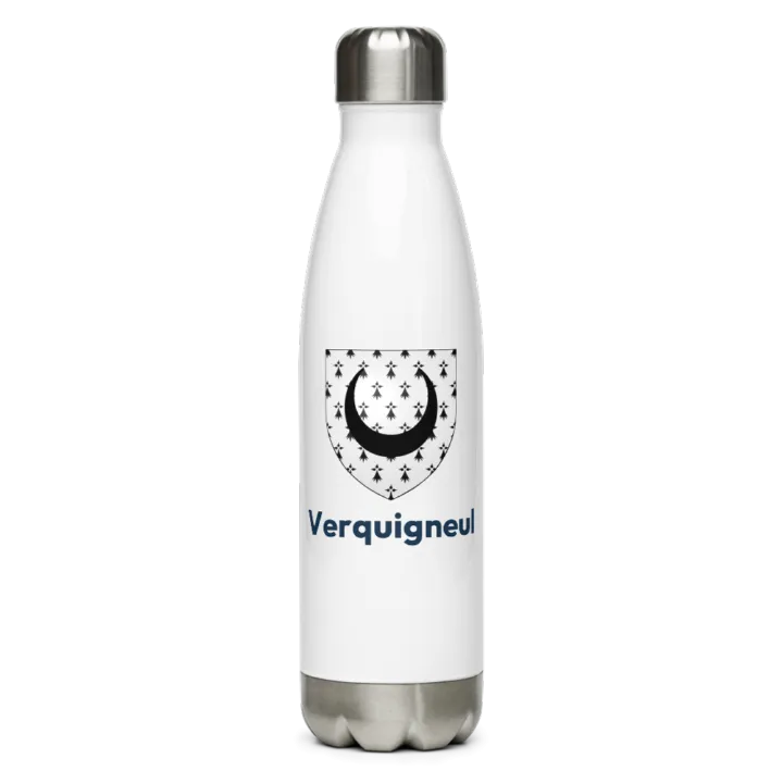 Gourde inox blason de Verquigneul