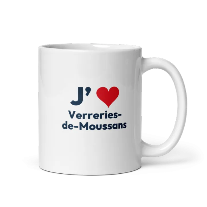 Mug « J’❤ Verreries-de-Moussans »