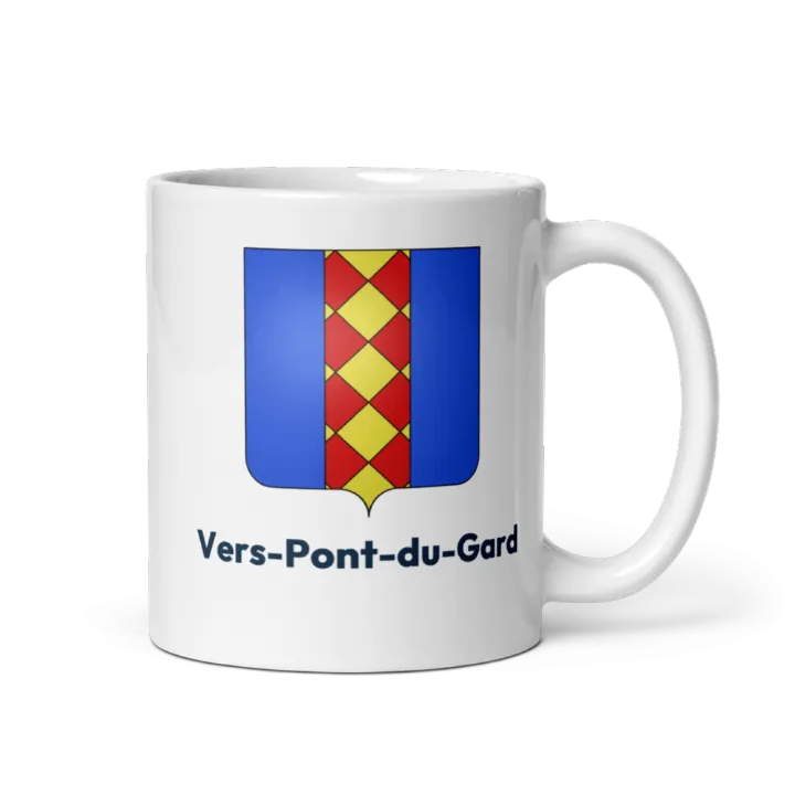 Mug blason de Vers-Pont-du-Gard
