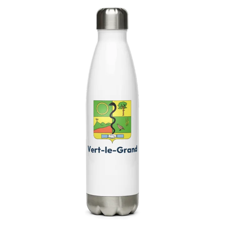 Gourde inox blason de Vert-le-Grand