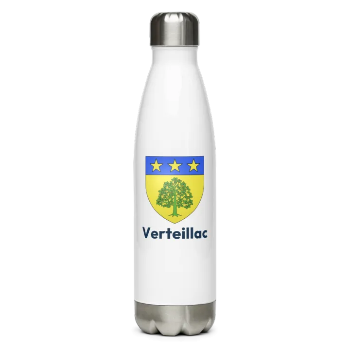 Gourde inox blason de Verteillac