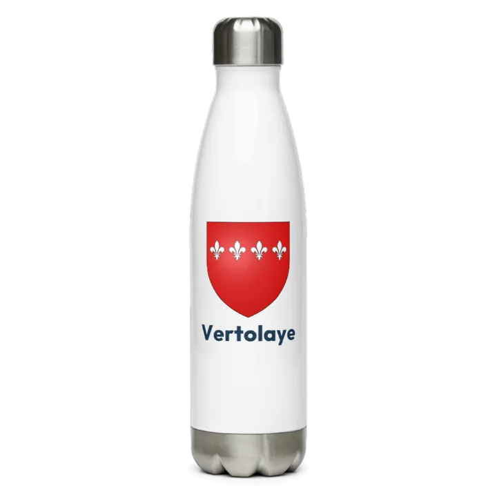 Gourde inox blason de Vertolaye