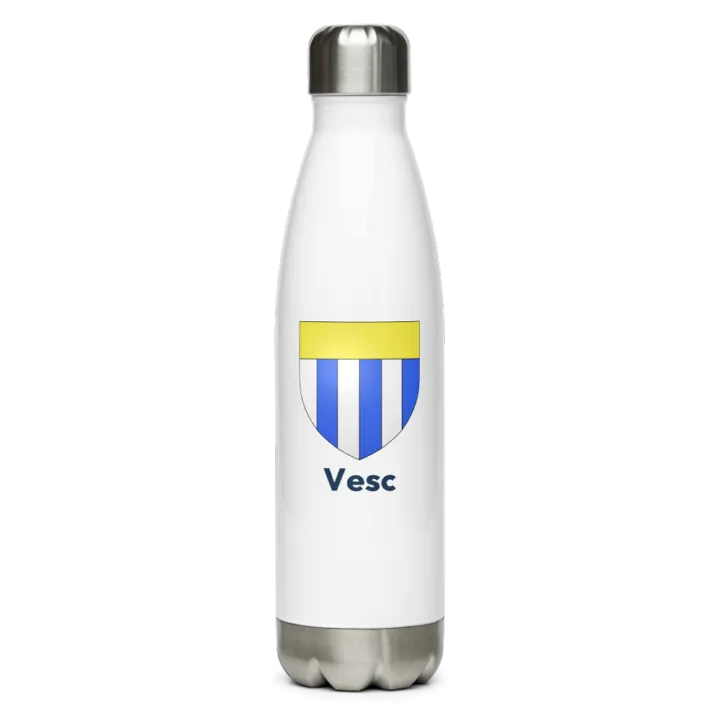 Gourde inox blason de Vesc