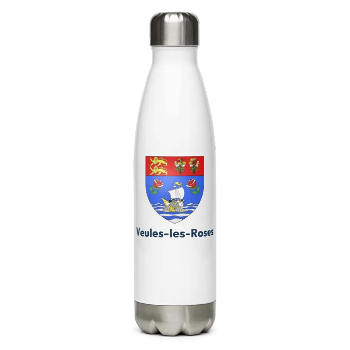 Gourde inox — blason de Veules-les-Roses