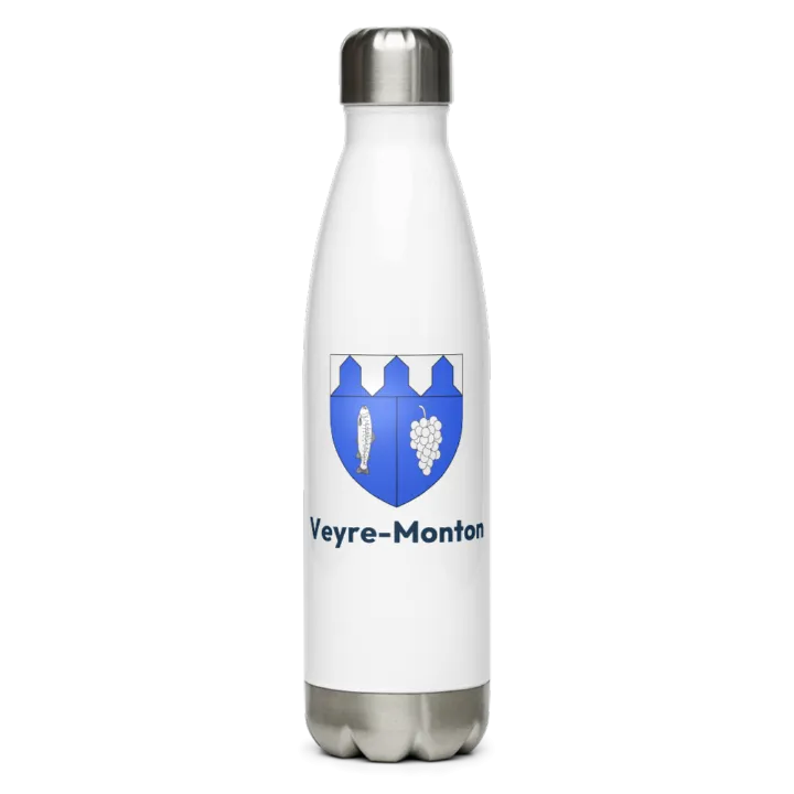 Gourde inox — blason de Veyre-Monton