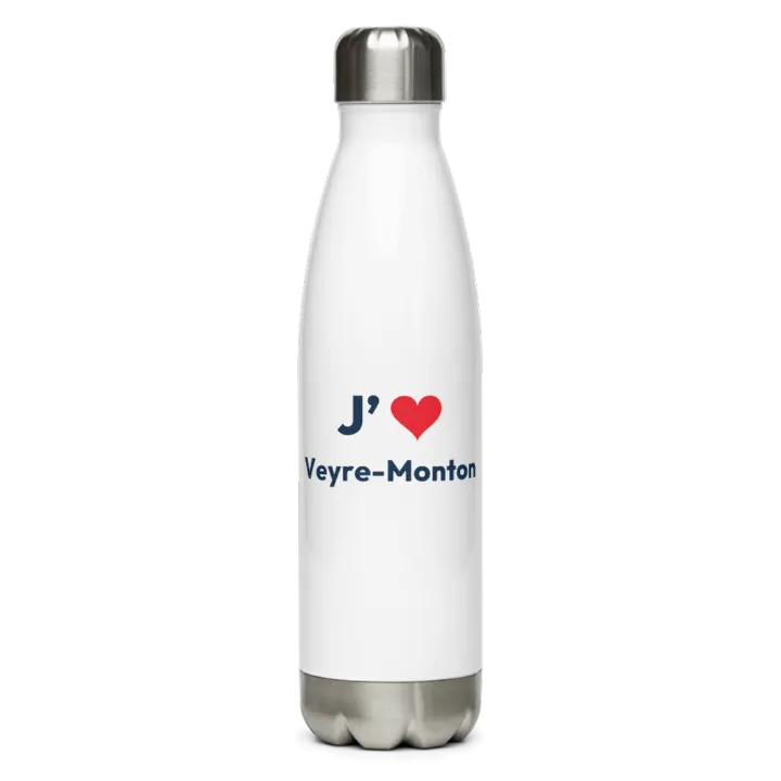 Gourde inox « J’❤ Veyre-Monton »