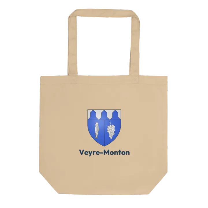 Tote bag coton bio — blason de Veyre-Monton