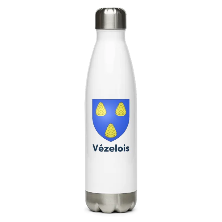 Gourde inox blason de Vézelois