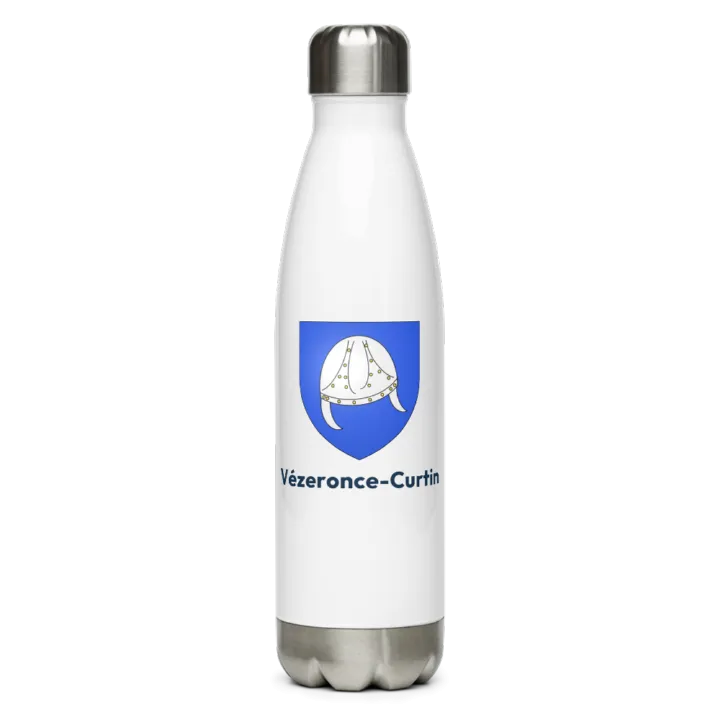 Gourde inox blason de Vézeronce-Curtin