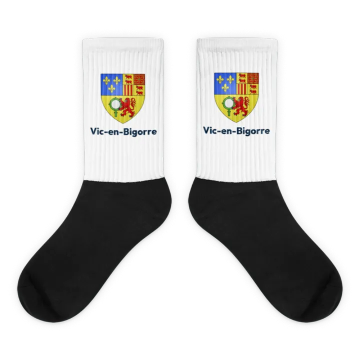 Chaussettes — blason de Vic-en-Bigorre