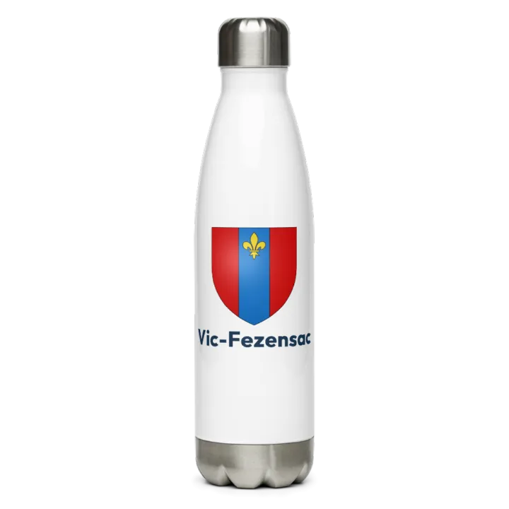 Gourde inox blason de Vic-Fezensac