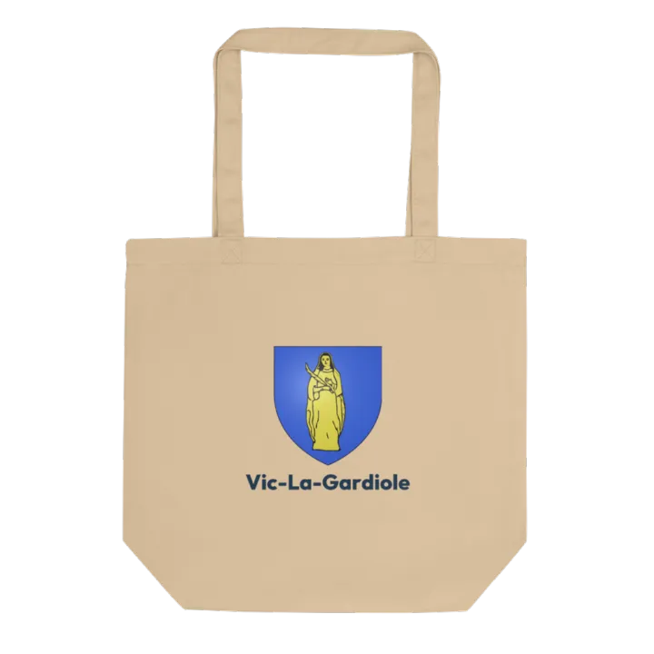 Tote bag coton bio — blason de Vic-la-Gardiole