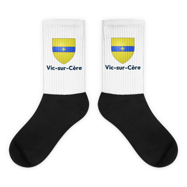 Chaussettes — blason de Vic-sur-Cère