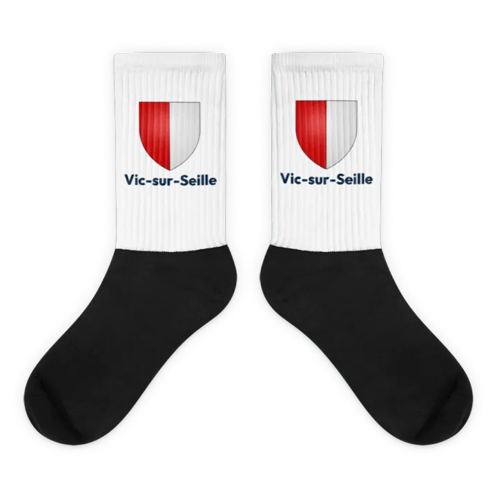 Chaussettes — blason de Vic-sur-Seille
