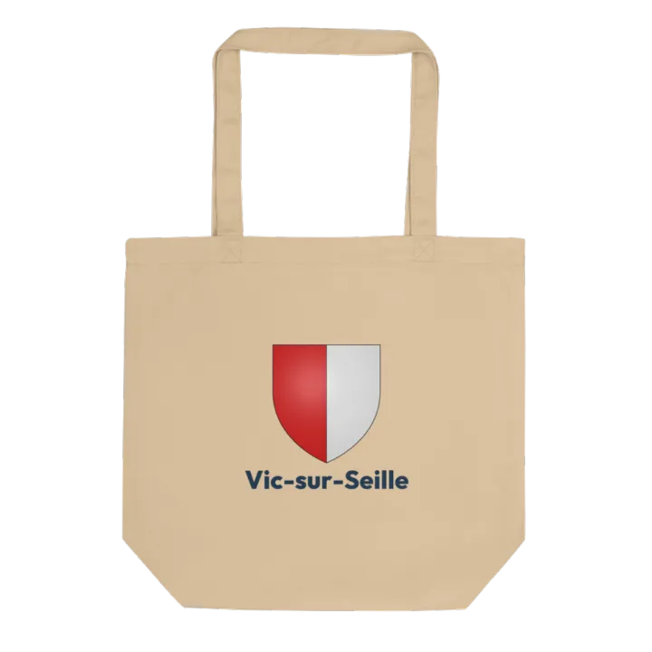 Tote bag coton bio — blason de Vic-sur-Seille