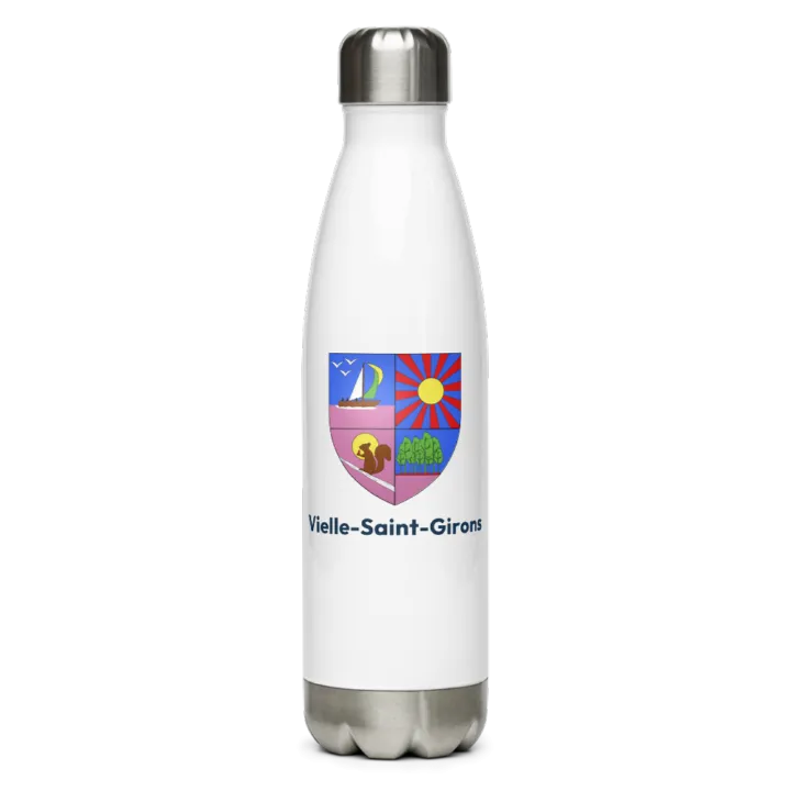 Gourde inox — blason de Vielle-Saint-Girons