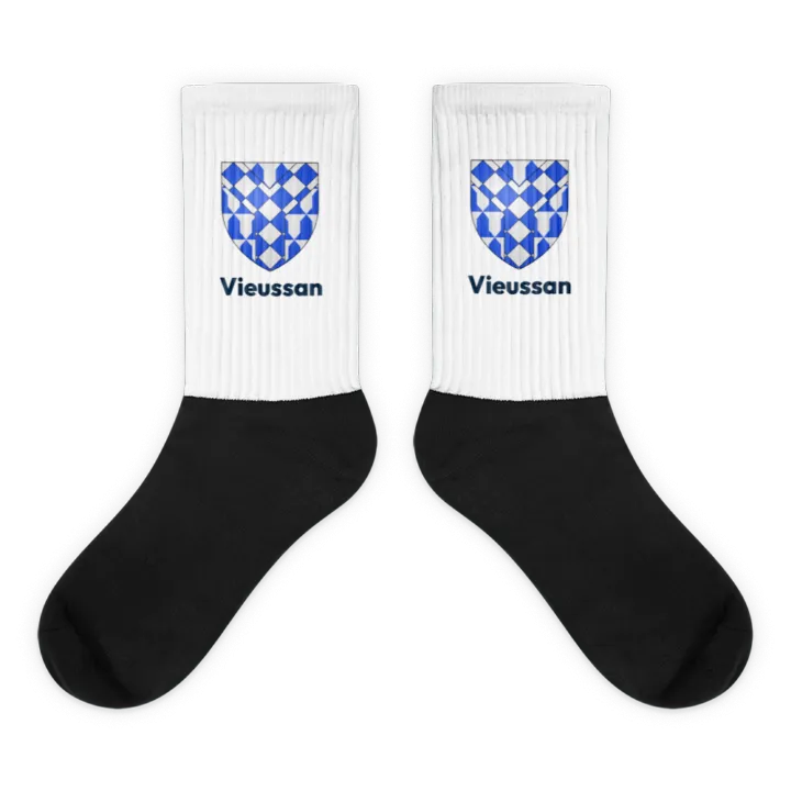 Chaussettes — blason de Vieussan