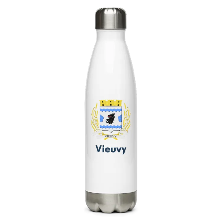 Gourde inox blason de Vieuvy