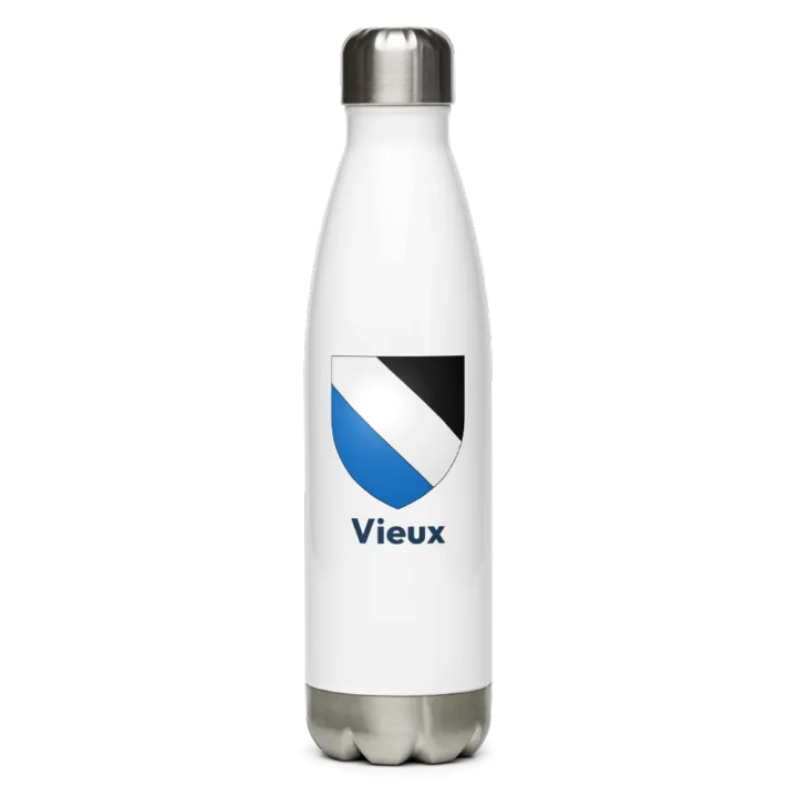 Gourde inox blason de Vieux