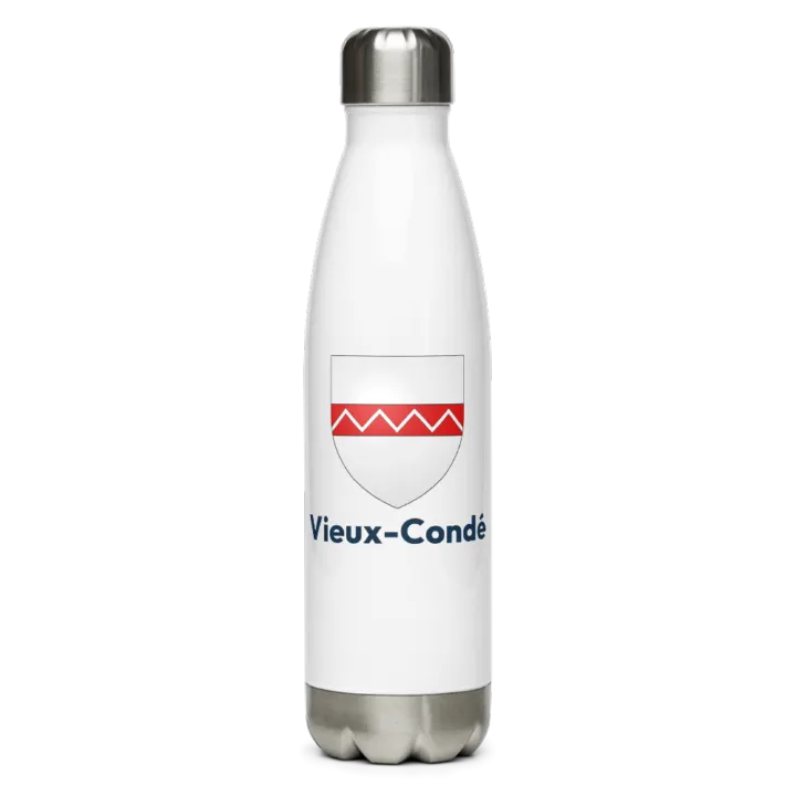 Gourde inox — blason de Vieux-Condé