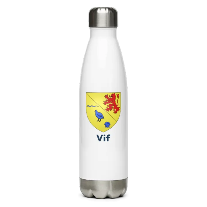 Gourde inox blason de Vif