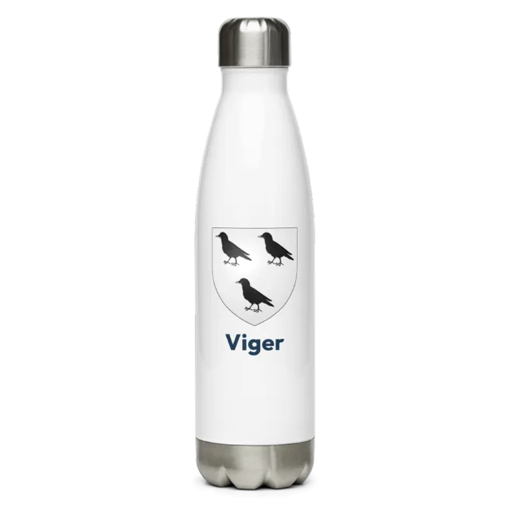 Gourde inox blason de Viger