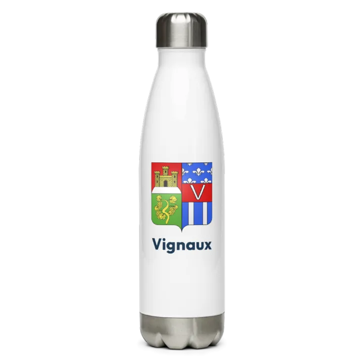 Gourde inox blason de Vignaux