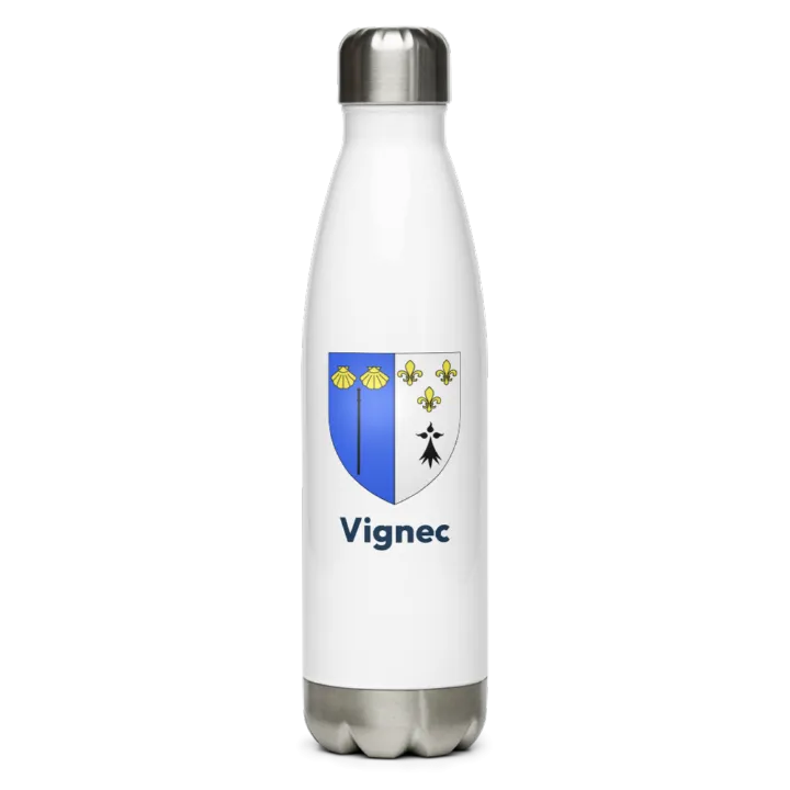 Gourde inox blason de Vignec
