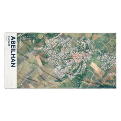 Serviette cartographique — Abeilhan
