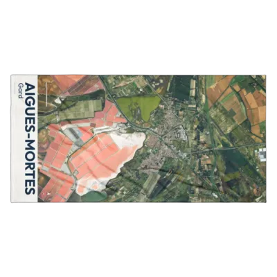 Serviette cartographique — Aigues-Mortes