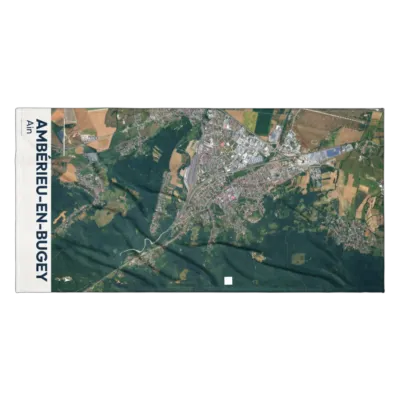 Serviette cartographique — Ambérieu-en-Bugey